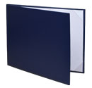 navy blue landscape style diploma cover