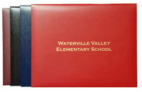 Padded diploma covers in assorted colors