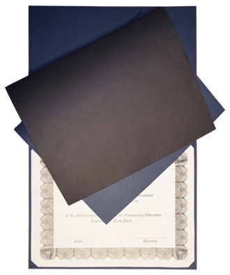 linen textured paper diploma covers
